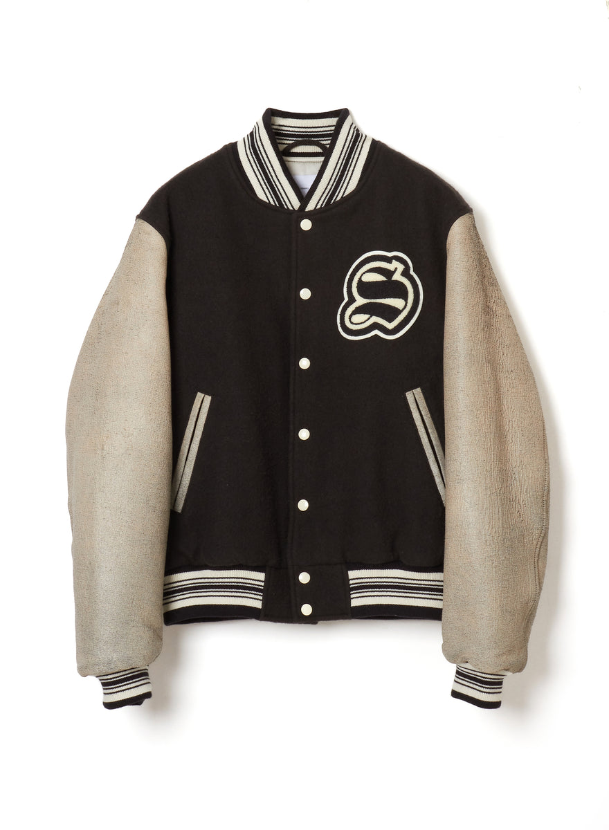 GILL LEATHER STADIUM JACKET – SUGARHILL TOKYO