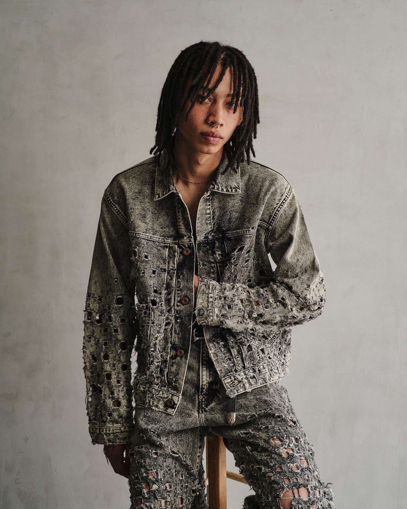 ジャケット・アウター SUGARHILL CRASHED MODERN DENIM JACKET CRASHED MODERN DENIM JACKET – SUGARHILL TOKYO