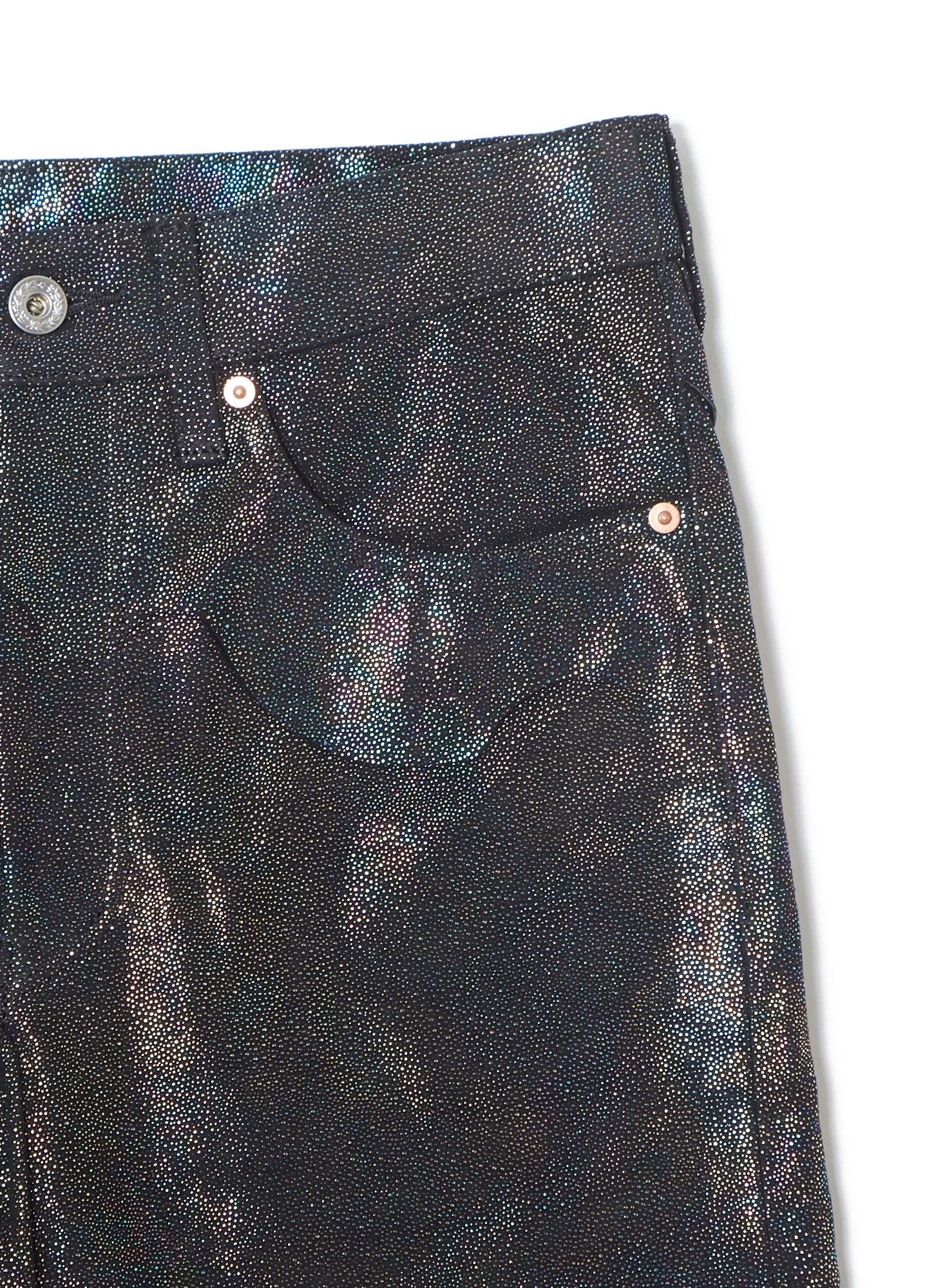 sugarhill aurora leather flare pants