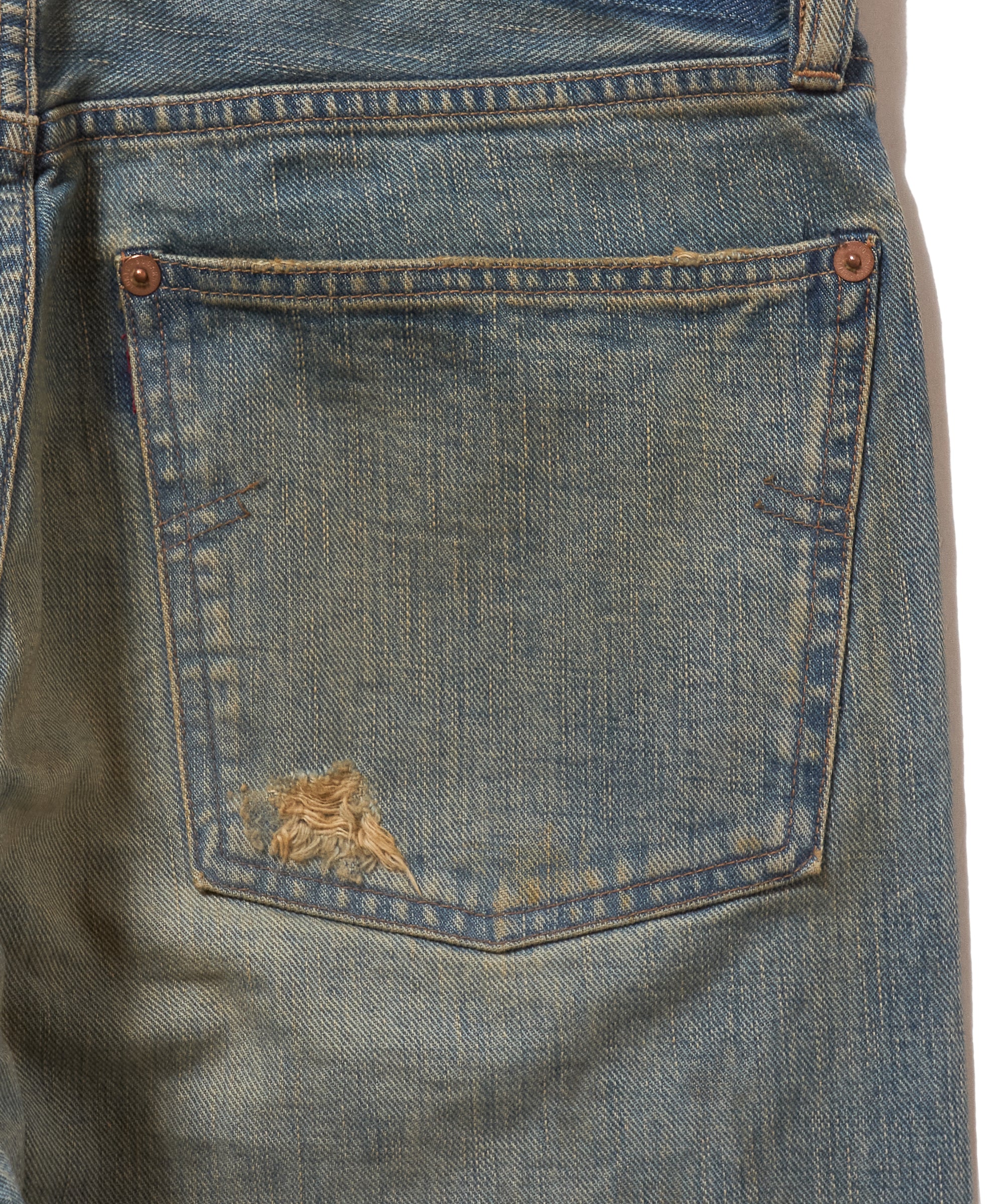 DAMAGED MODERN DENIM PANTS STRAIGHT CUT – SUGARHILL TOKYO