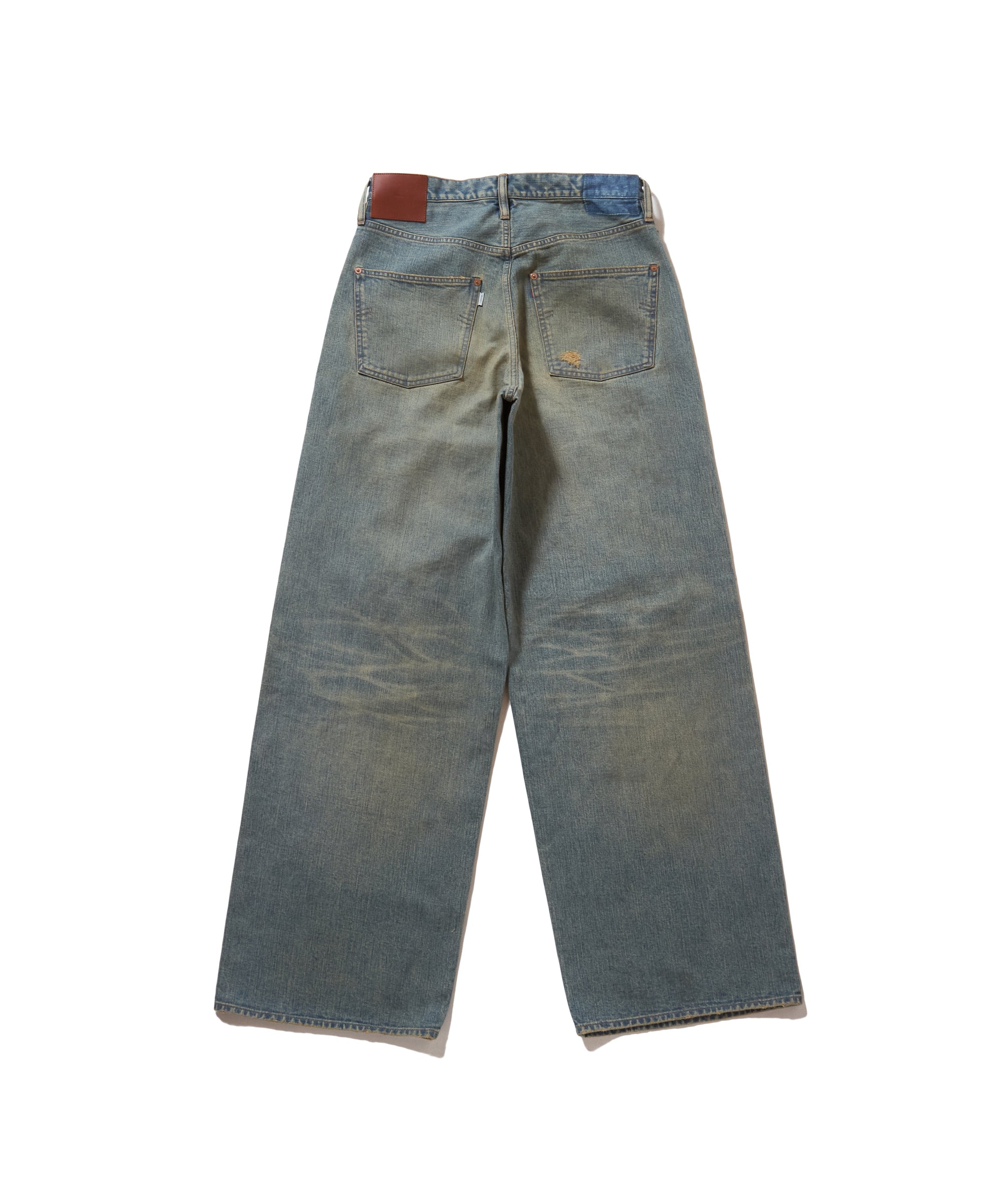 DAMAGED MODERN DENIM PANTS WIDE CUT – SUGARHILL TOKYO