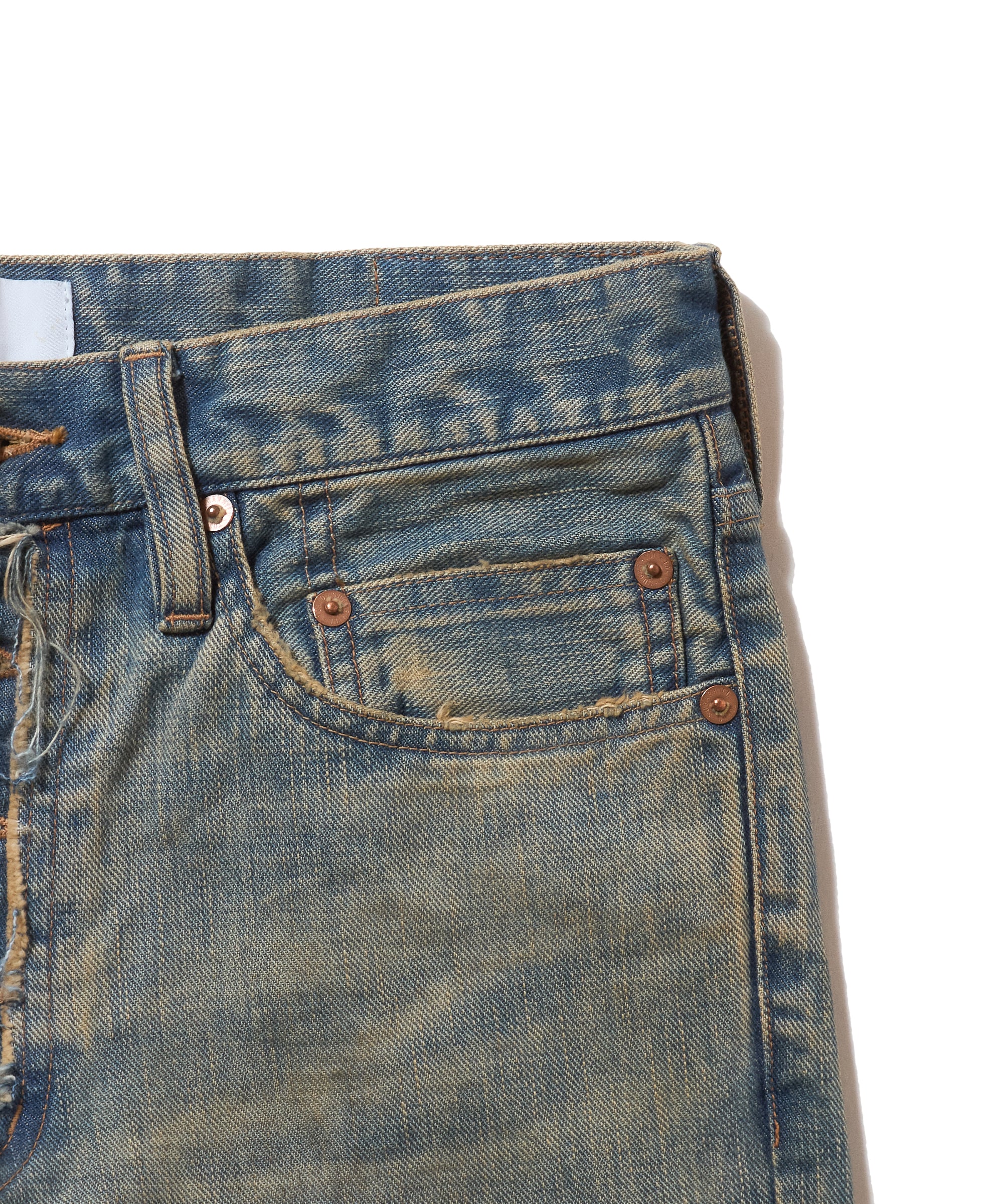 DAMAGED MODERN DENIM PANTS FLARED CUT – SUGARHILL TOKYO