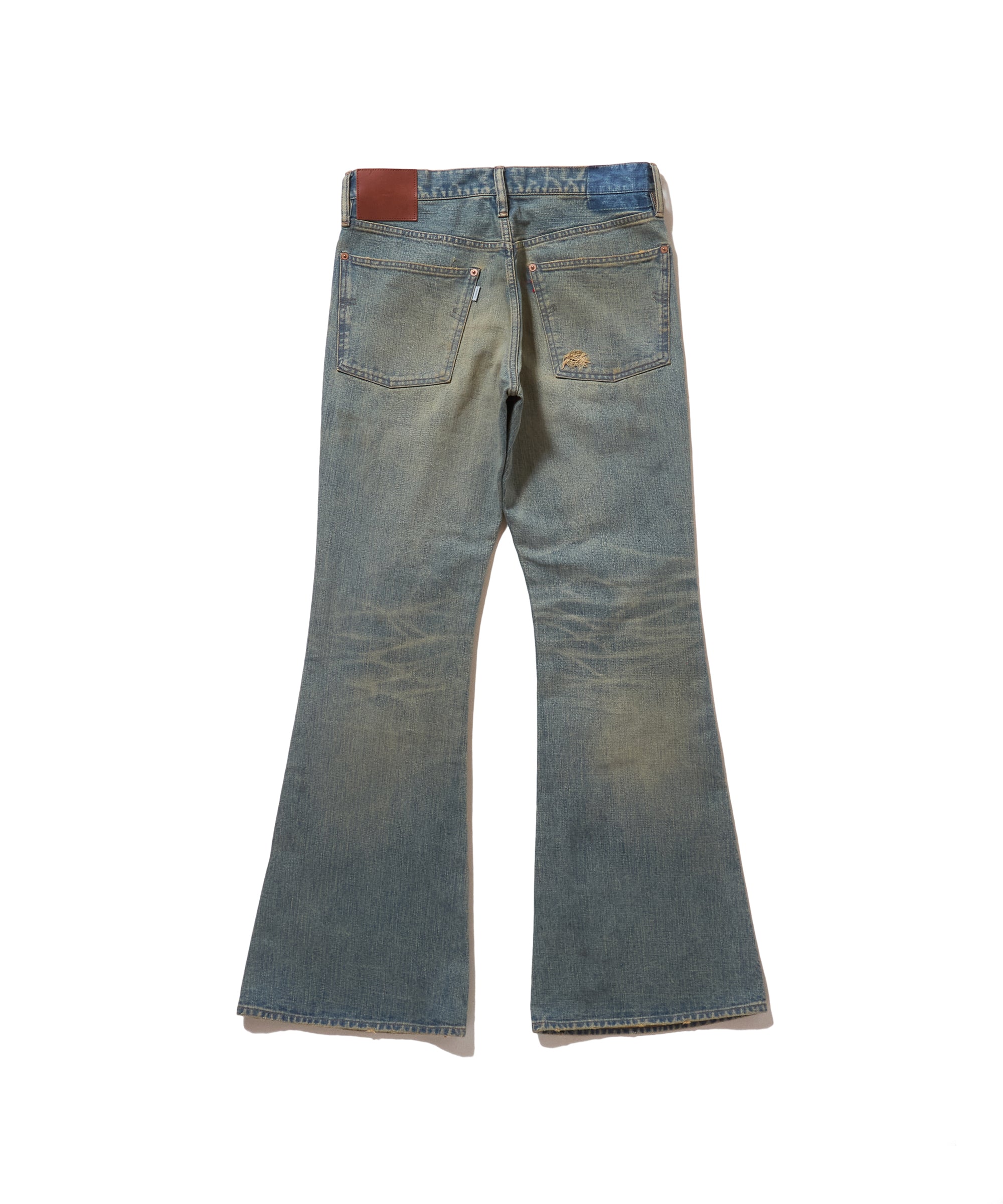 DAMAGED MODERN DENIM PANTS FLARED CUT – SUGARHILL TOKYO