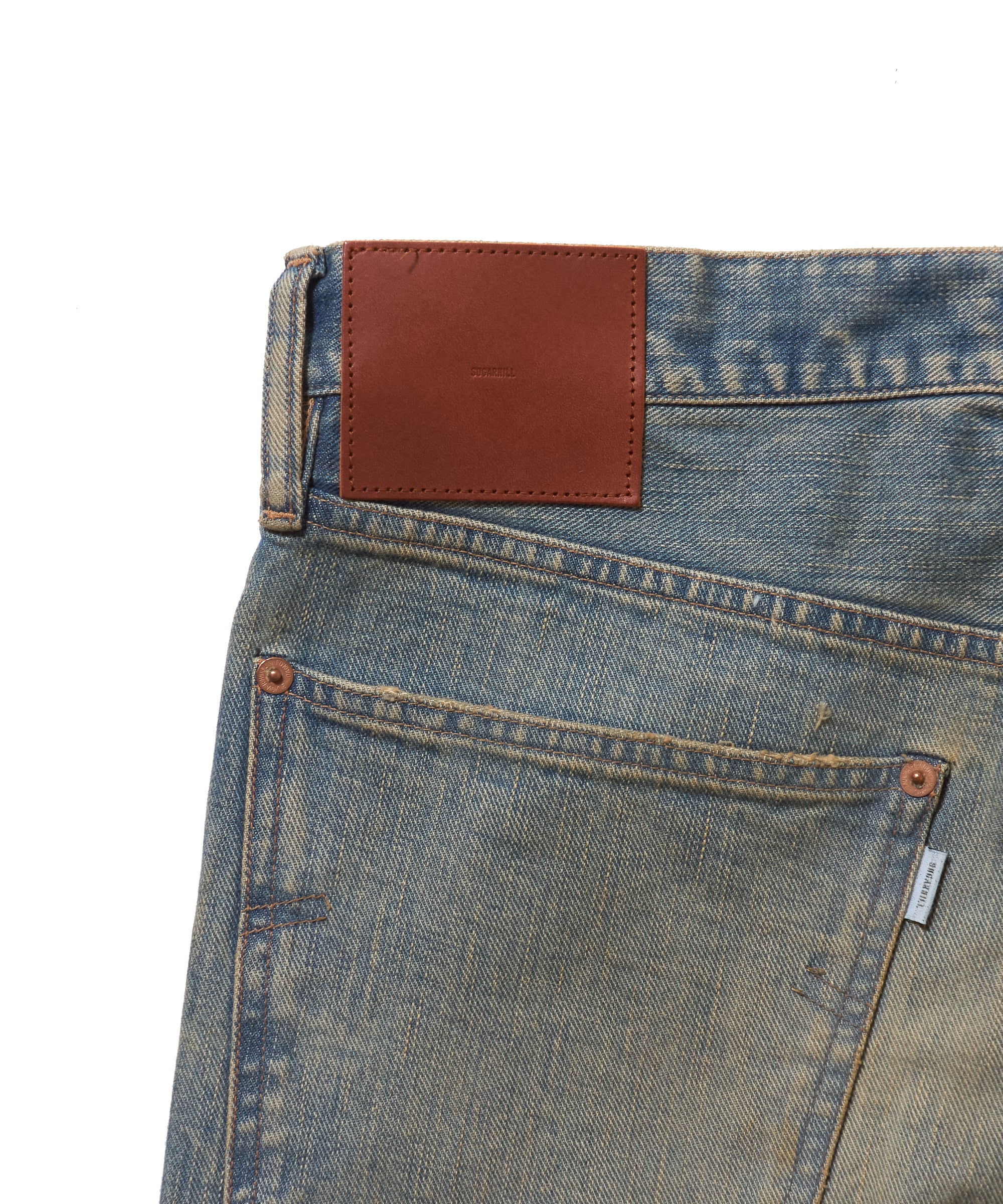 DAMAGED MODERN DENIM PANTS FLARED CUT – SUGARHILL TOKYO