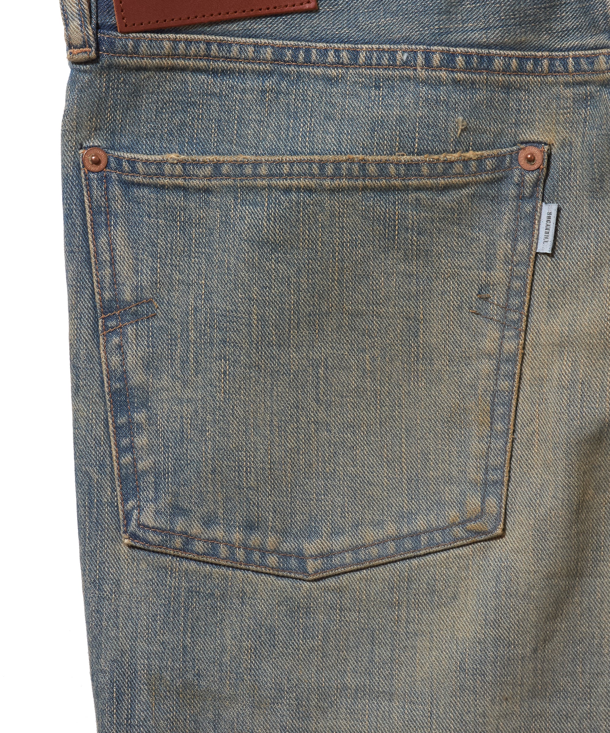 DAMAGED MODERN DENIM PANTS FLARED CUT – SUGARHILL TOKYO