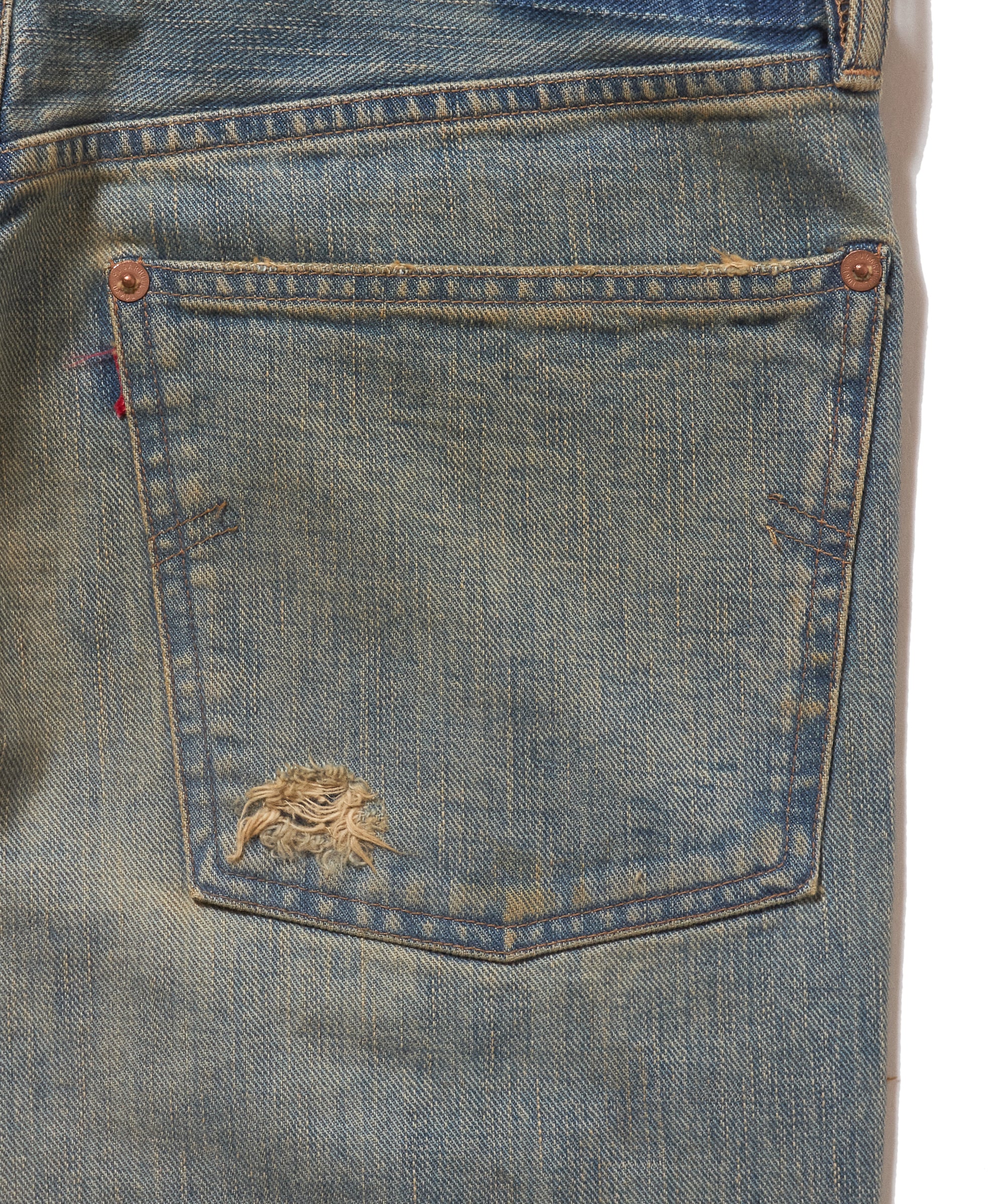 DAMAGED MODERN DENIM PANTS FLARED CUT – SUGARHILL TOKYO