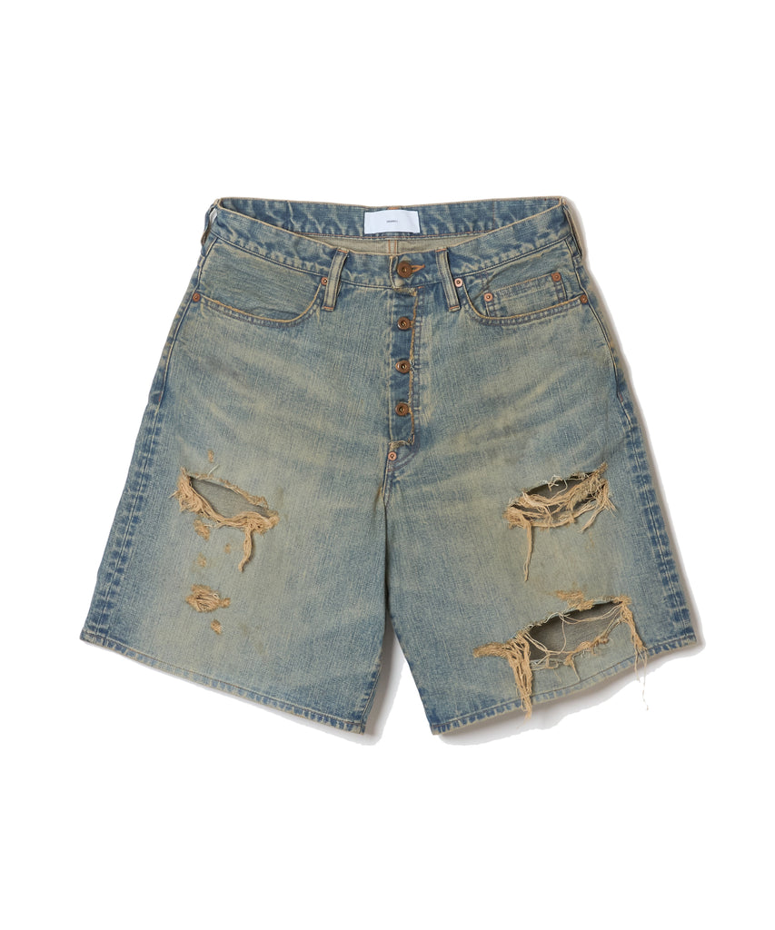 DAMAGED MODERN DENIM PANTS SHORTS – SUGARHILL TOKYO