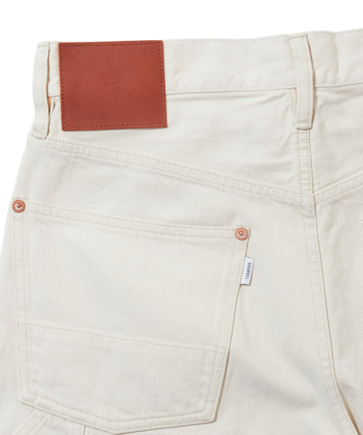 TATOO FLASH PRINT MODERN DENIM DOUBLE KNEE CUT