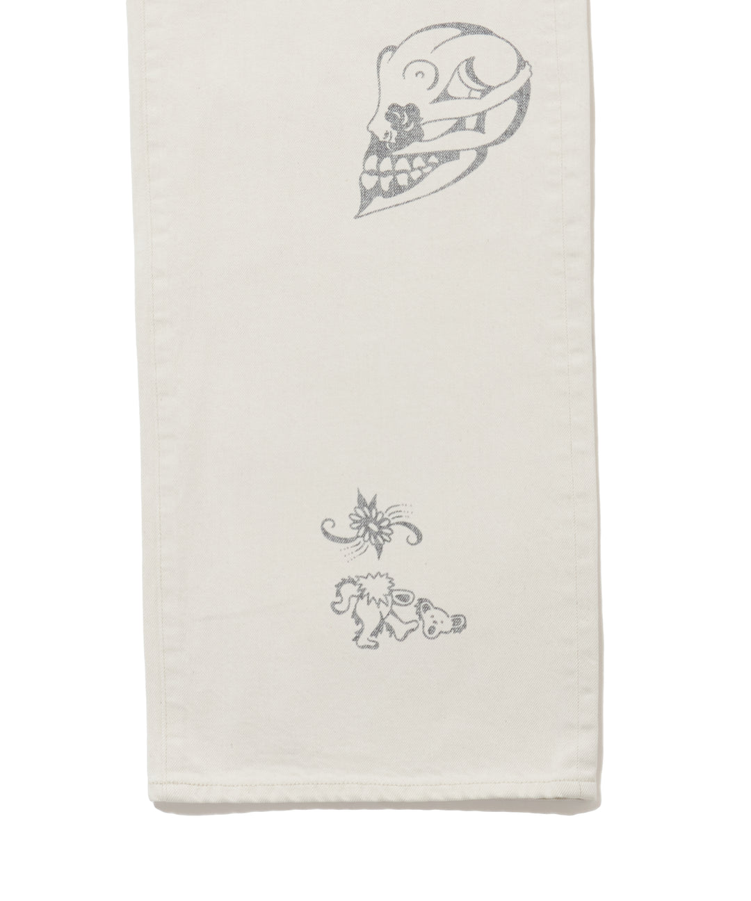 TATTOO FLASH PRINT MODERN DENIM REGULAR CUT
