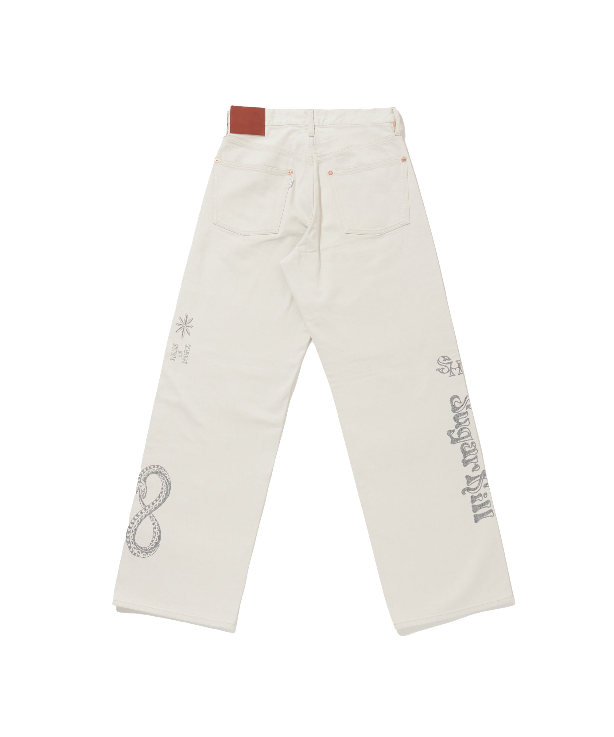 TATTOO FLASH PRINT MODERN DENIM REGULAR CUT – SUGARHILL TOKYO