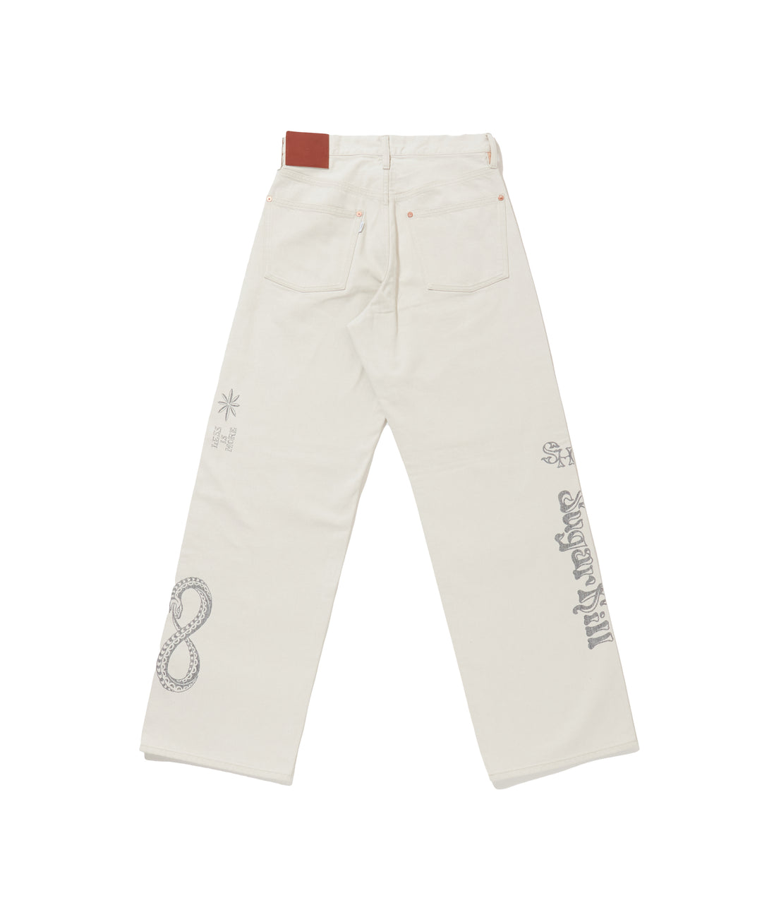 TATTOO FLASH PRINT MODERN DENIM REGULAR CUT