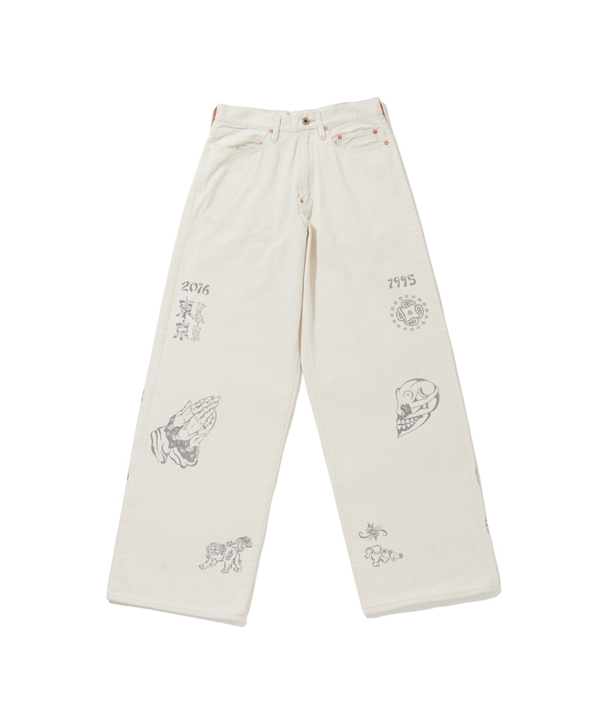 SUGARHILL / TATTOO FLASH PRINTフレアデニム TATTOO FLASH PRINT MODERN DENIM WIDE CUT – SUGARHILL TOKYO