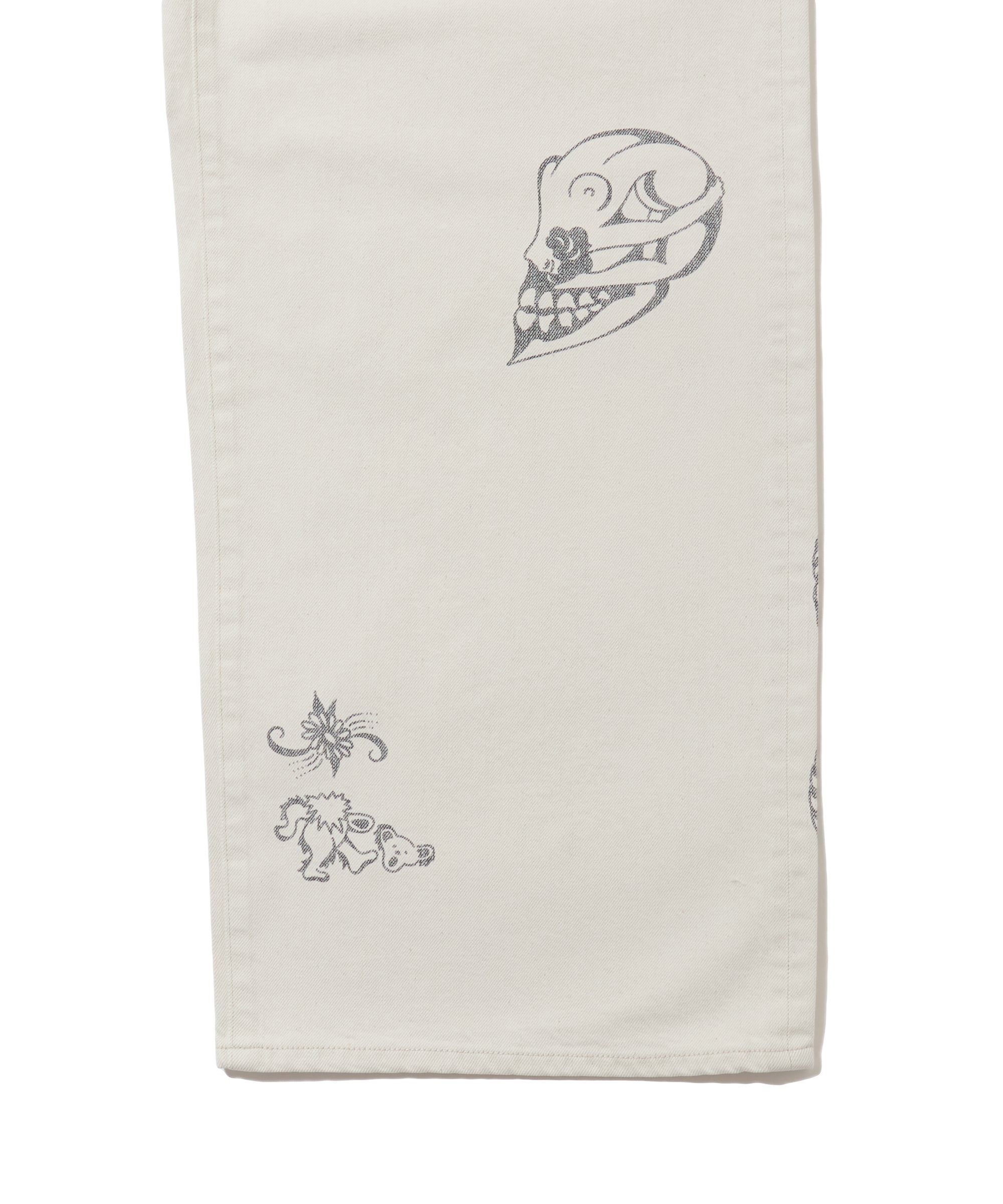 TATTOO FLASH PRINT MODERN DENIM WIDE CUT – SUGARHILL TOKYO