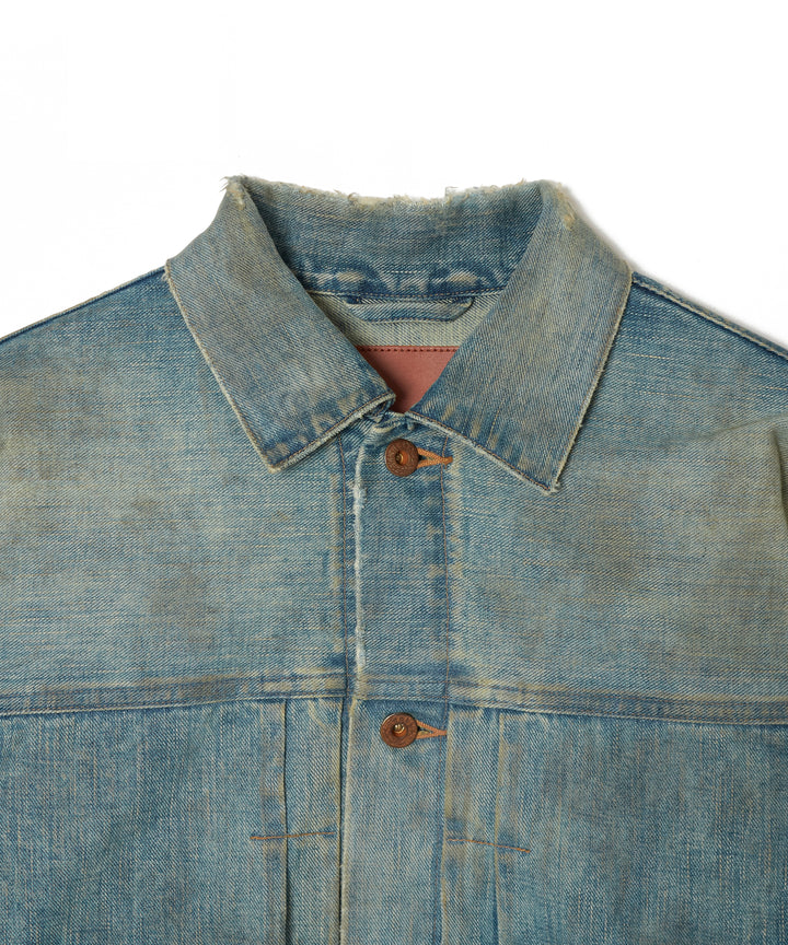 DISTRESSED MODERN DENIM JACKET