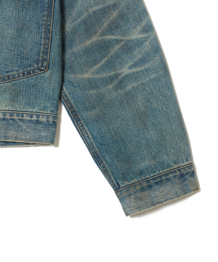 DISTRESSED MODERN DENIM JACKET