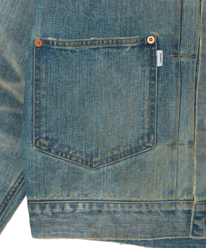 DISTRESSED MODERN DENIM JACKET