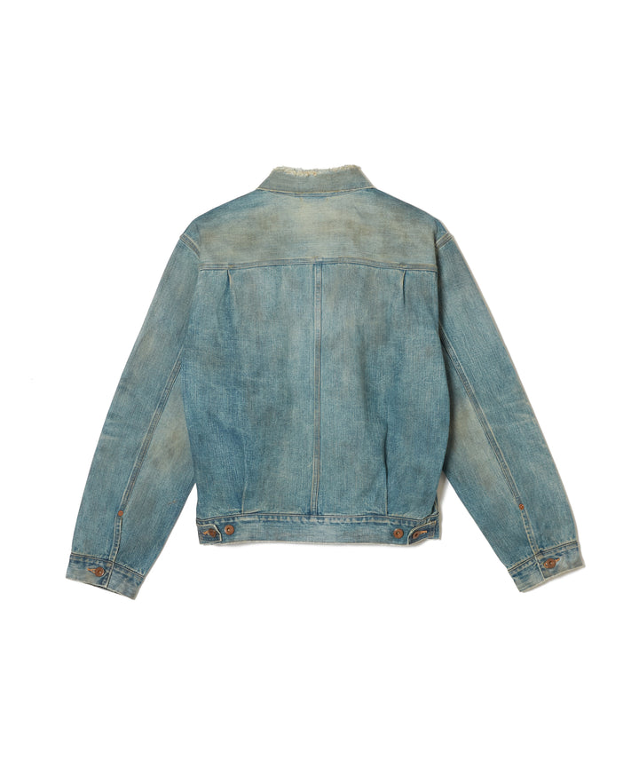 DISTRESSED MODERN DENIM JACKET