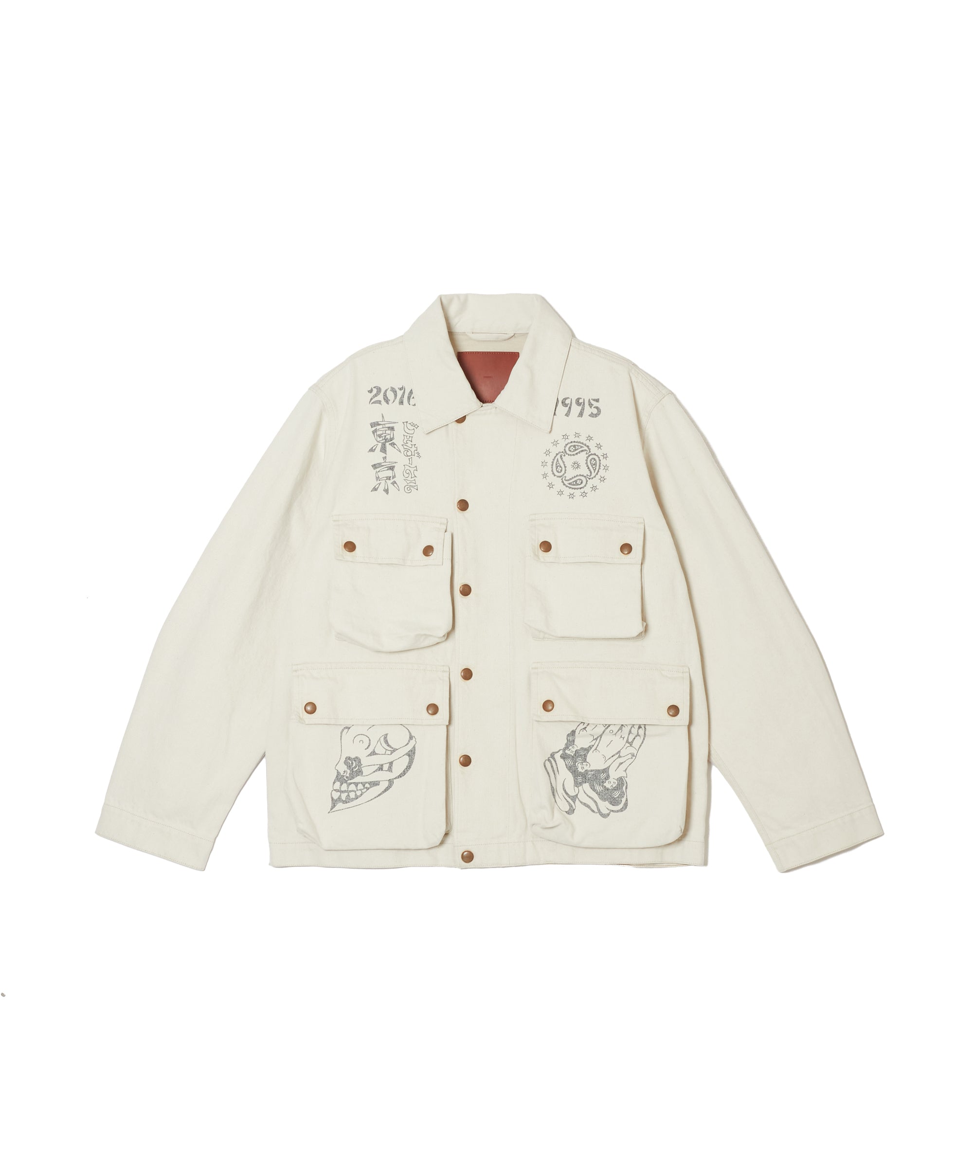 ☆新品未使用☆ TATTOO FLASH PRINT DNEIM JACKET TATTOO FLASH PRINT POCKET DENIM JACKET – SUGARHILL TOKYO