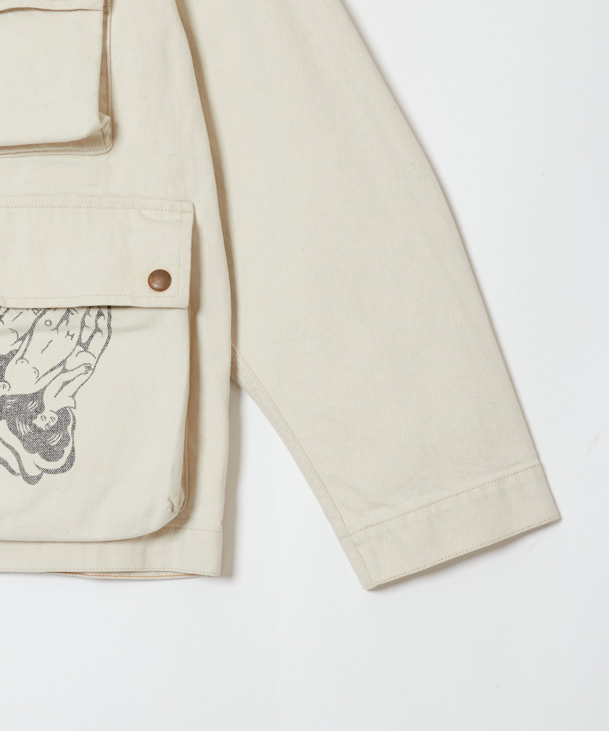 TATTOO FLASH PRINT POCKET DENIM JACKET – SUGARHILL TOKYO