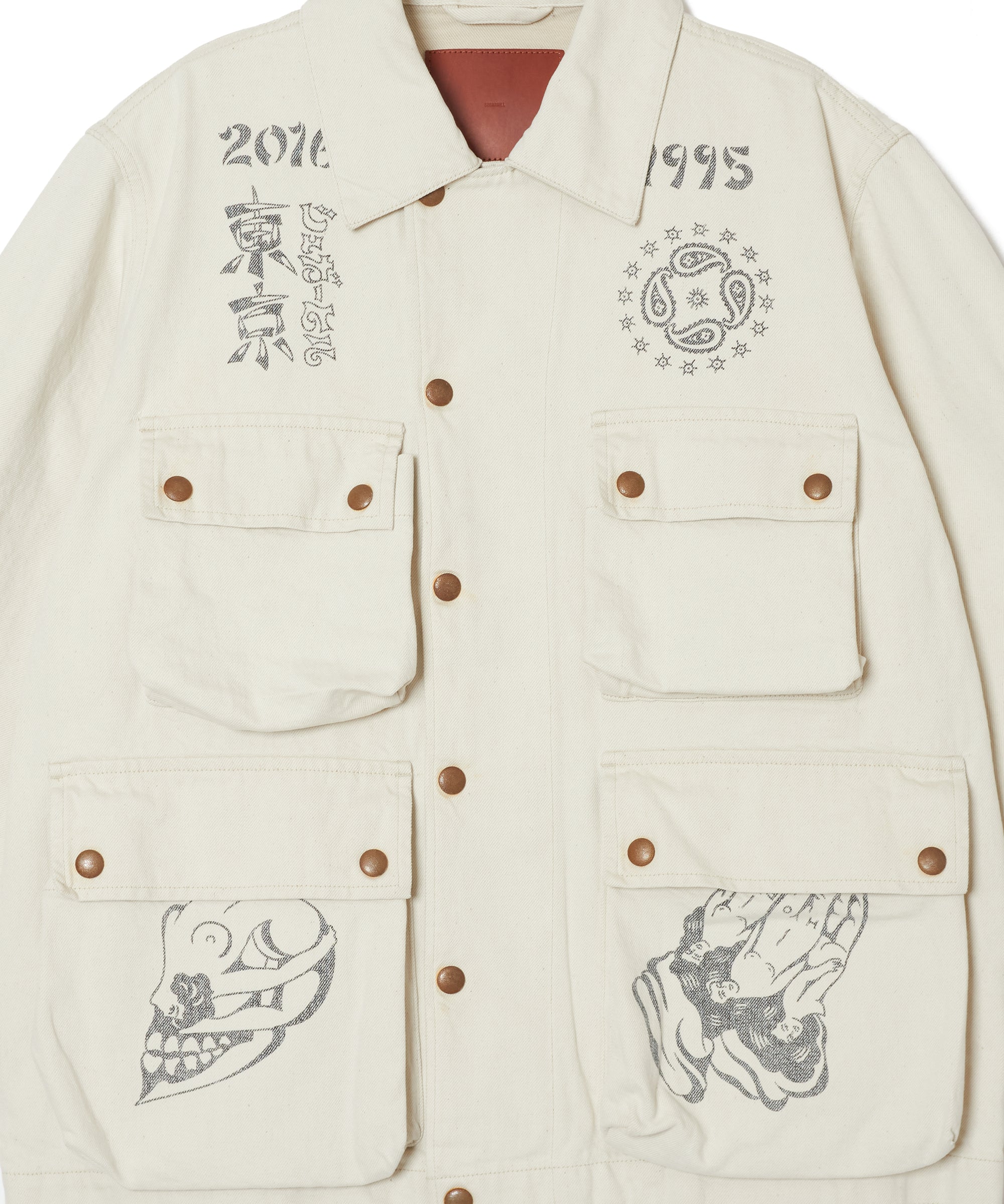 TATTOO FLASH PRINT POCKET DENIM JACKET – SUGARHILL TOKYO