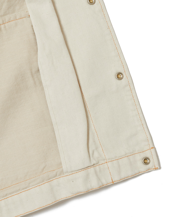 TATTOO FLASH PRINT POCKET DENIM JACKET