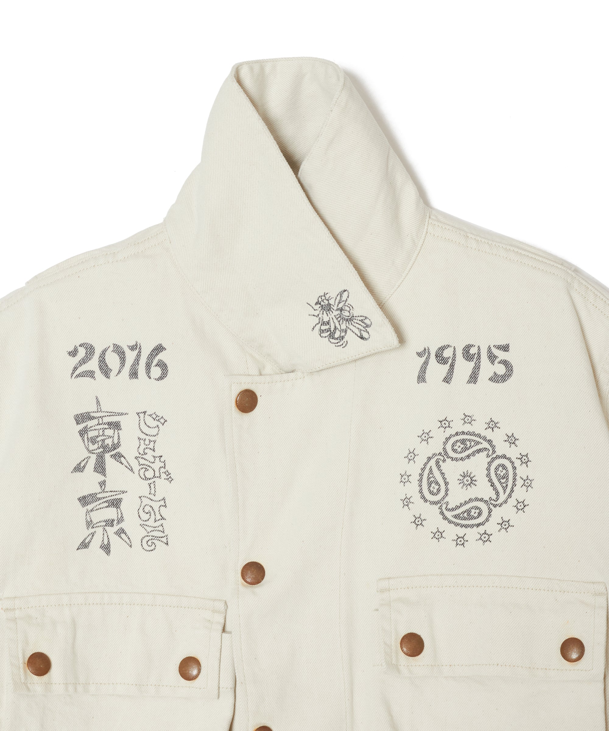 TATTOO FLASH PRINT POCKET DENIM JACKET – SUGARHILL TOKYO