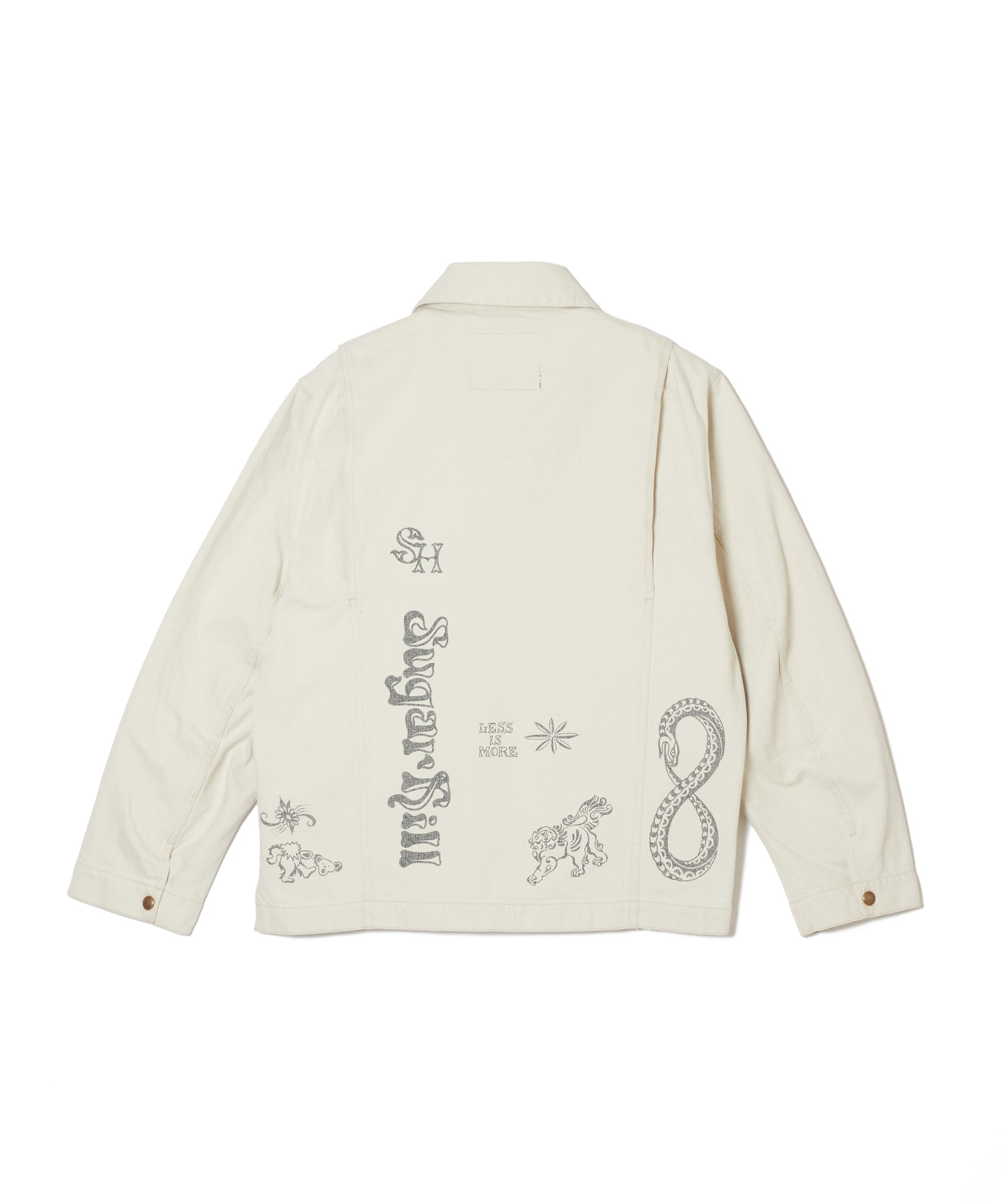 TATTOO FLASH PRINT POCKET DENIM JACKET – SUGARHILL TOKYO