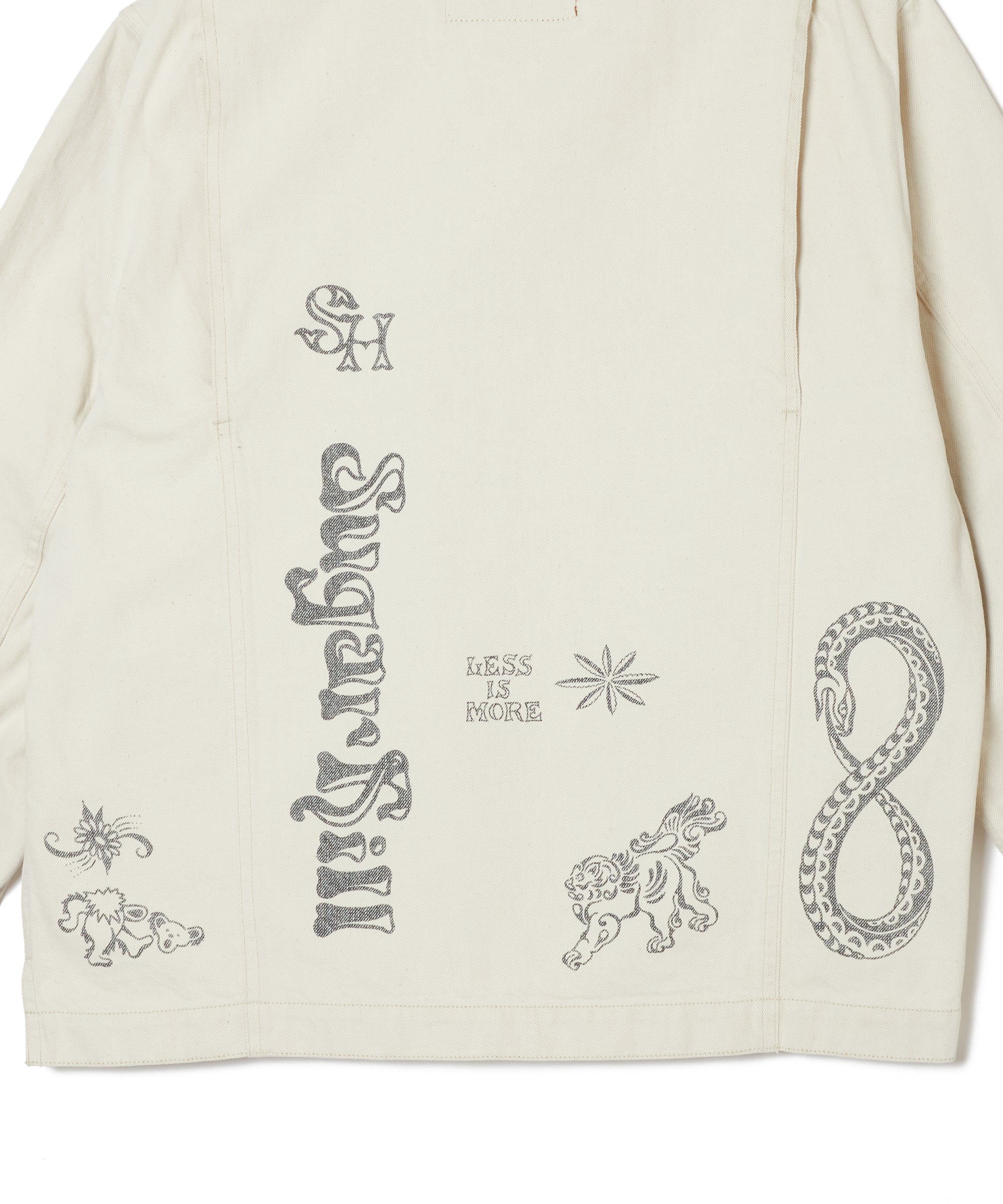 TATTOO FLASH PRINT POCKET DENIM JACKET – SUGARHILL TOKYO