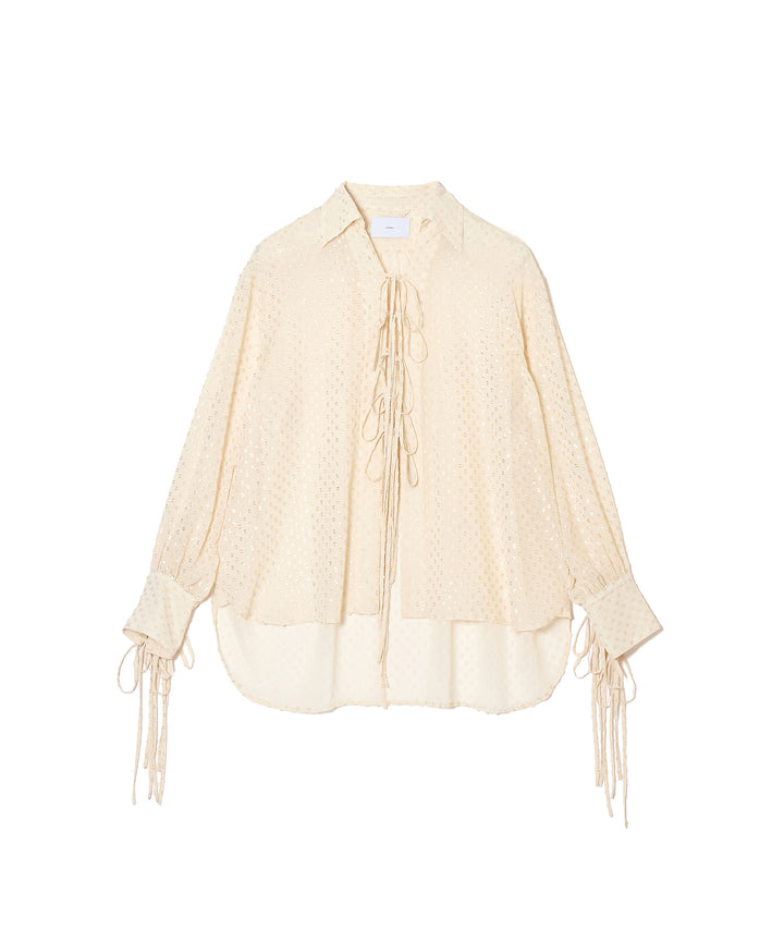 TWINKLE SHEER STRING SHIRT