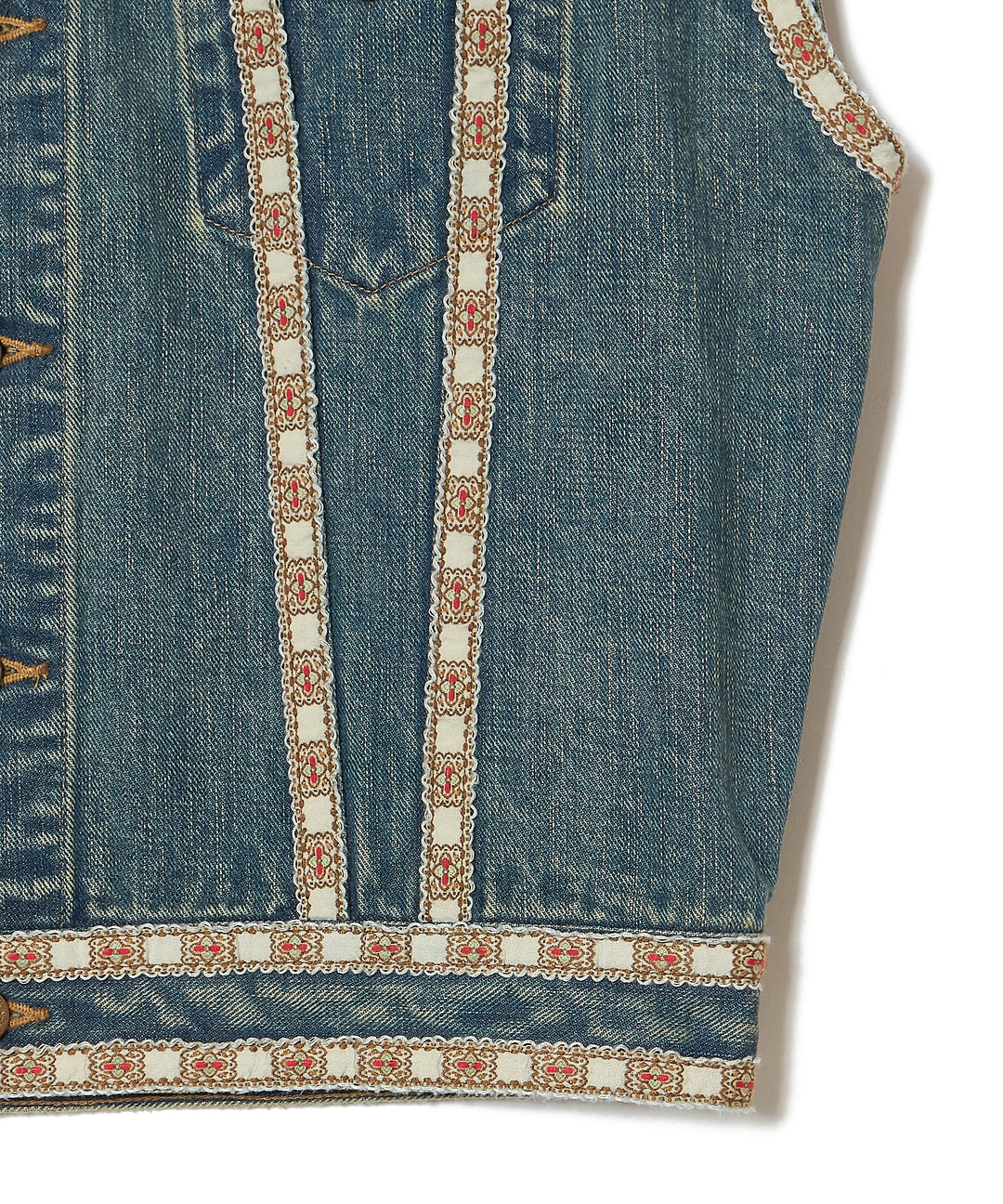 FADE TYROL DENIM VEST