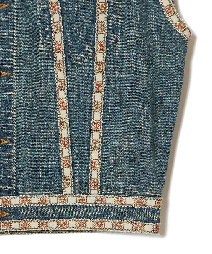 FADE TYROL DENIM VEST