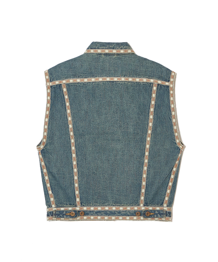 FADE TYROL DENIM VEST