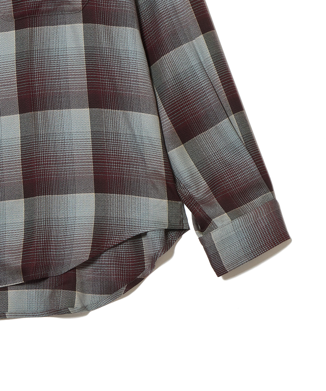 OMBRE OPEN COLLAR SHIRT