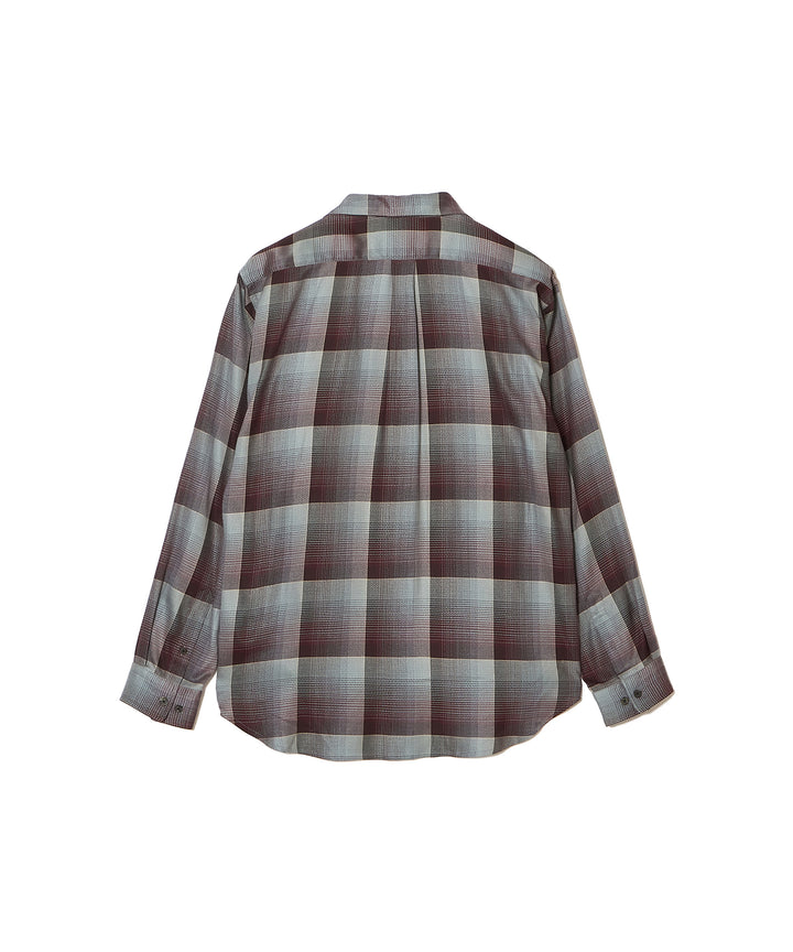 OMBRE OPEN COLLAR SHIRT