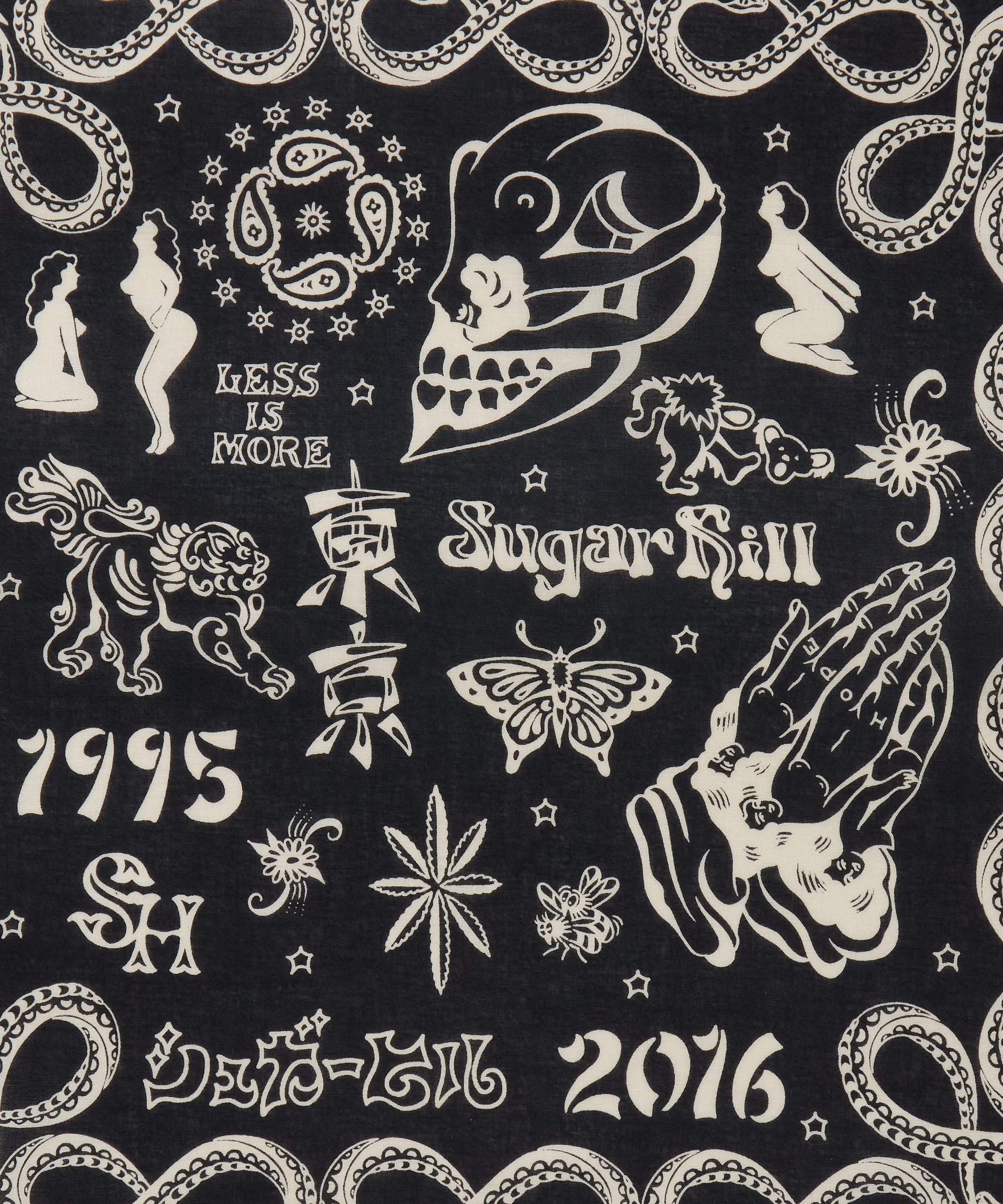 TATOO FLASH BANDANA – SUGARHILL TOKYO