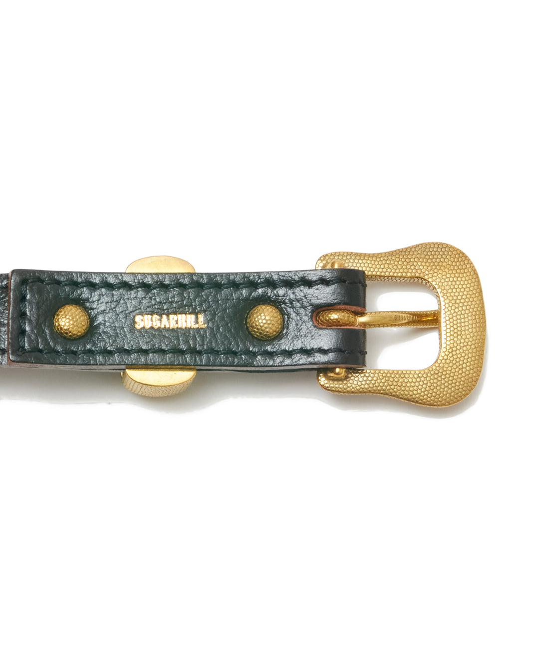 DOTTED WESTERN BUCKLE LACE-UP BELT