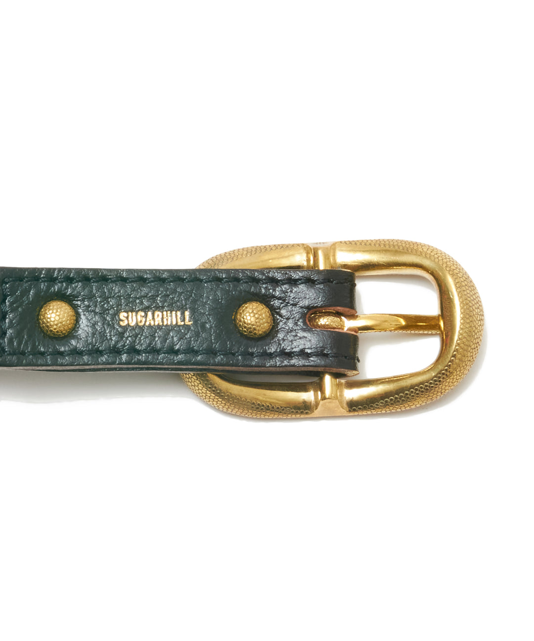 DOTTED OVALBUCKLE LACE-UP BELT