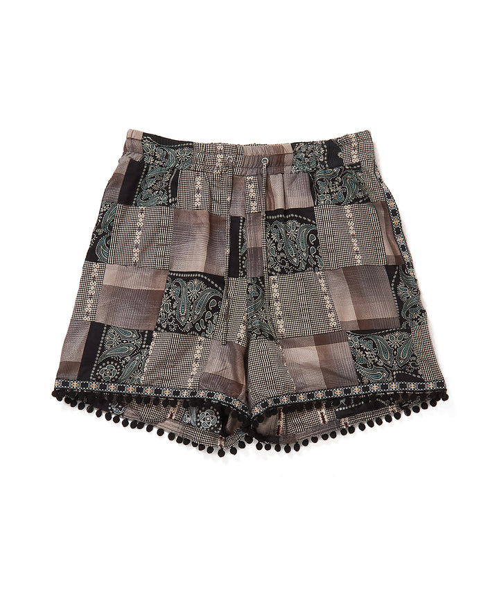 PATCH-WORK TYROL SHORTS