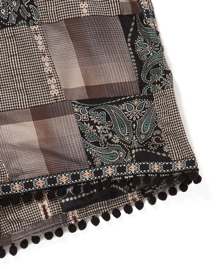 PATCH-WORK TYROL SHORTS