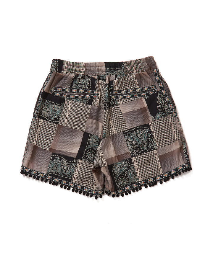PATCH-WORK TYROL SHORTS