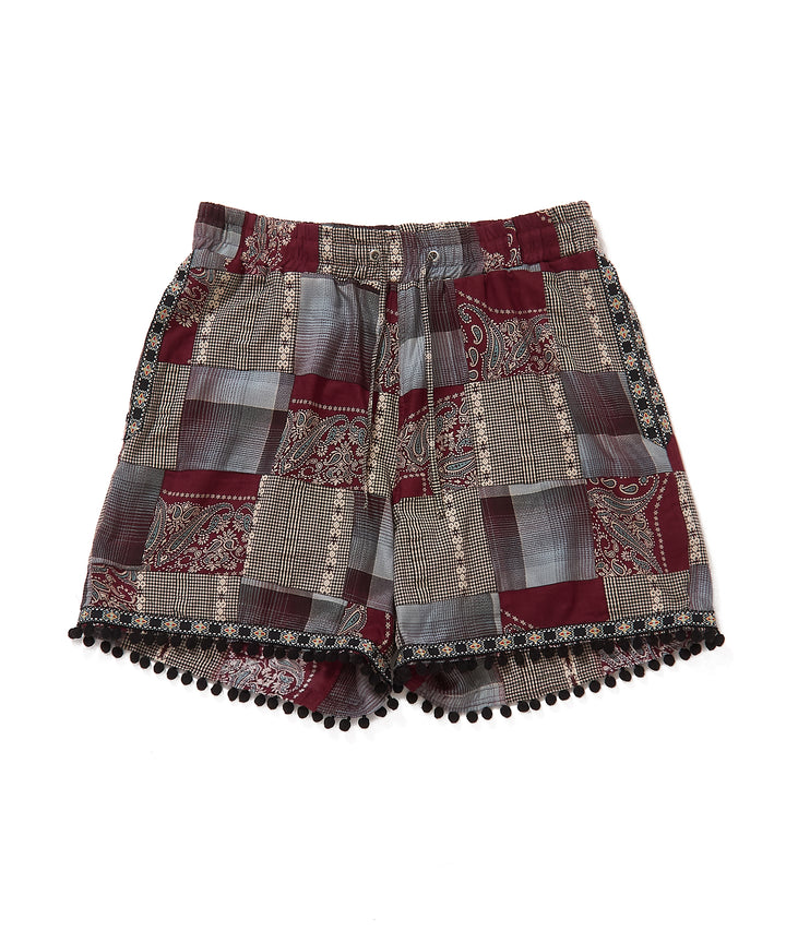 PATCH-WORK TYROL SHORTS