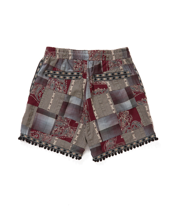 PATCH-WORK TYROL SHORTS