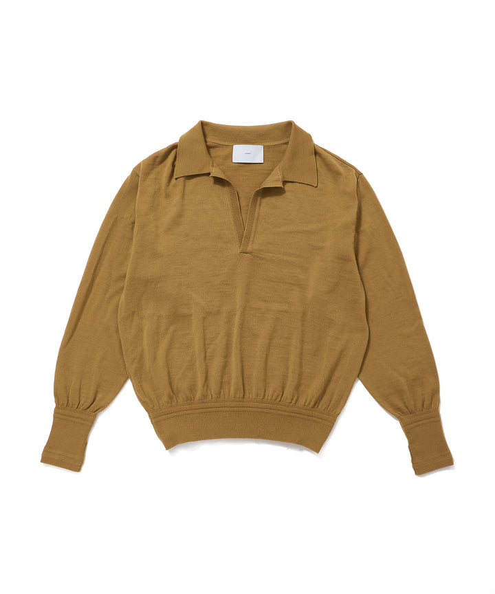 WOOL KNIT POLO