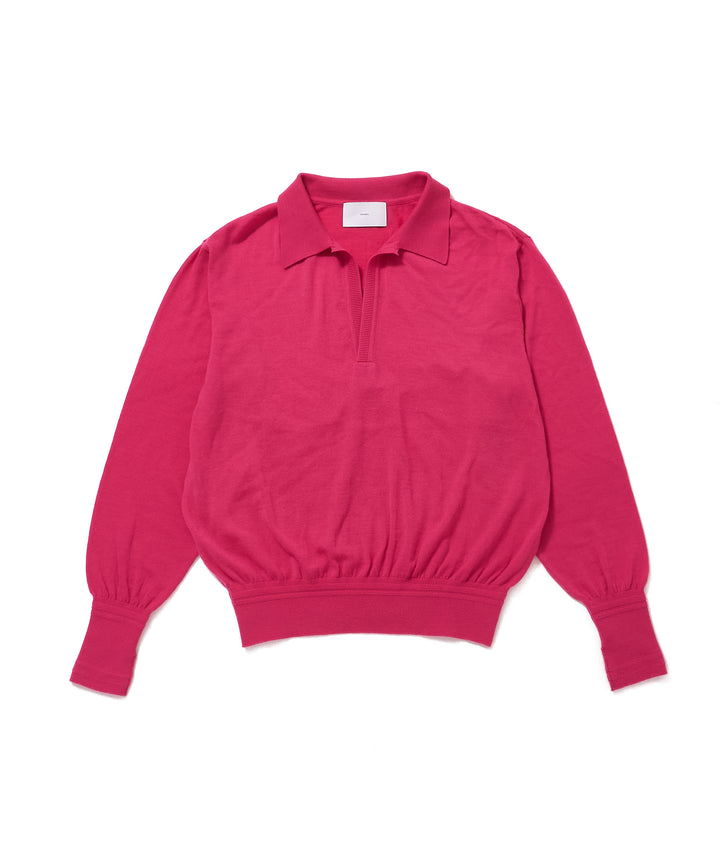 WOOL KNIT POLO