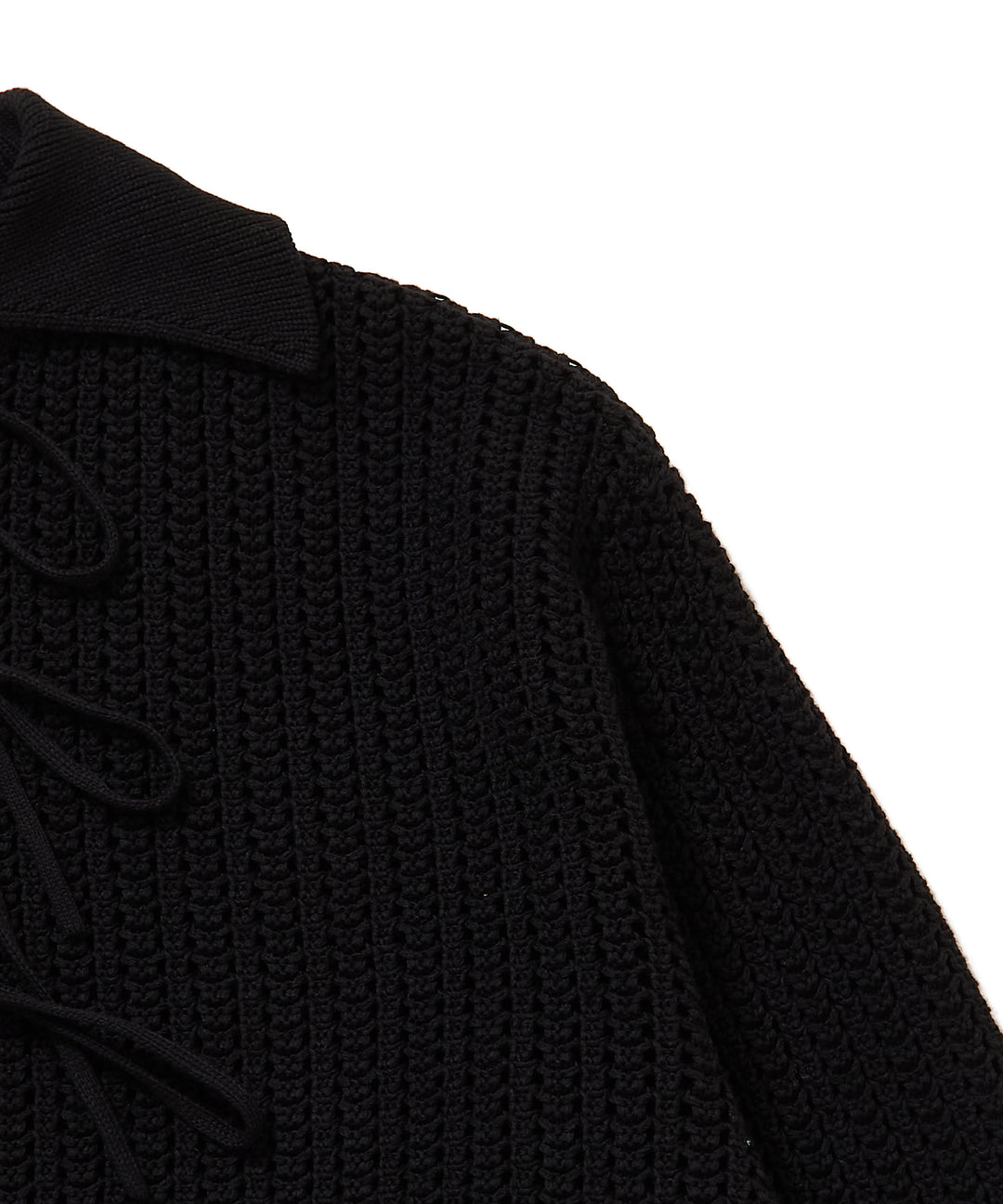 STRING KNIT PULLOVER