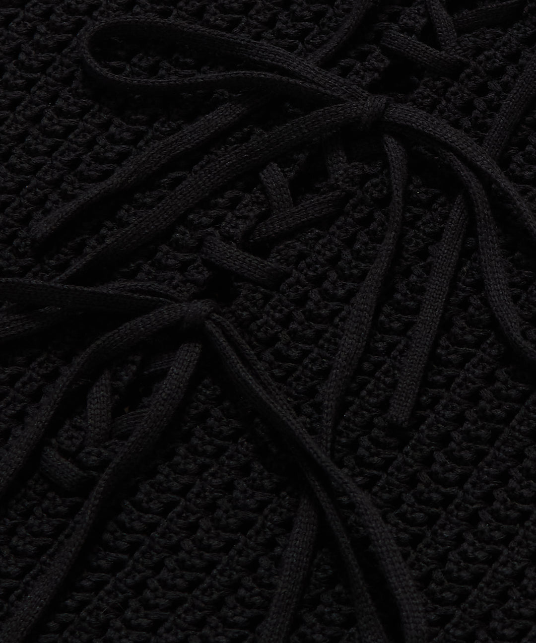 STRING KNIT PULLOVER