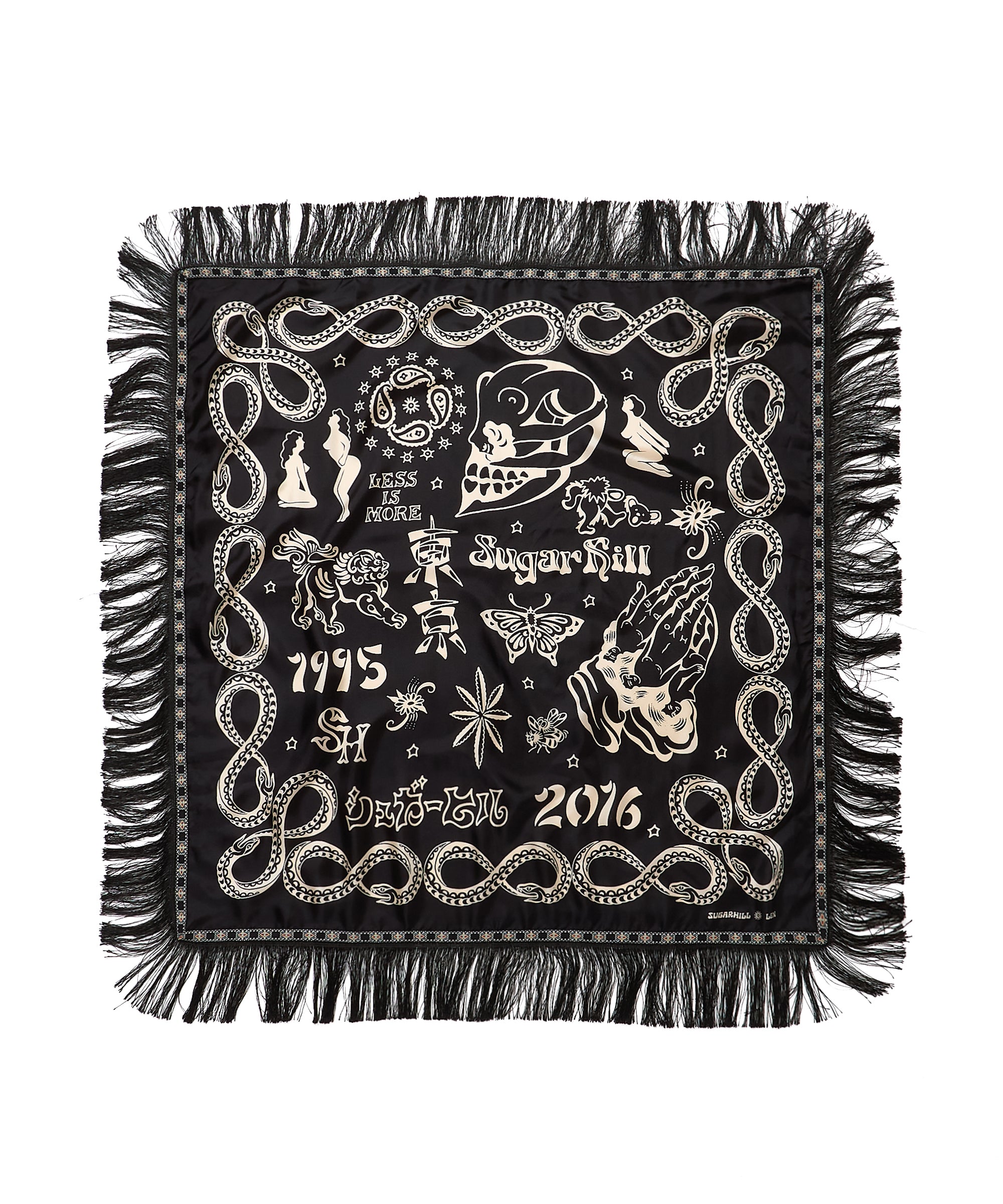 FRINGE SLIK SCARF – SUGARHILL TOKYO