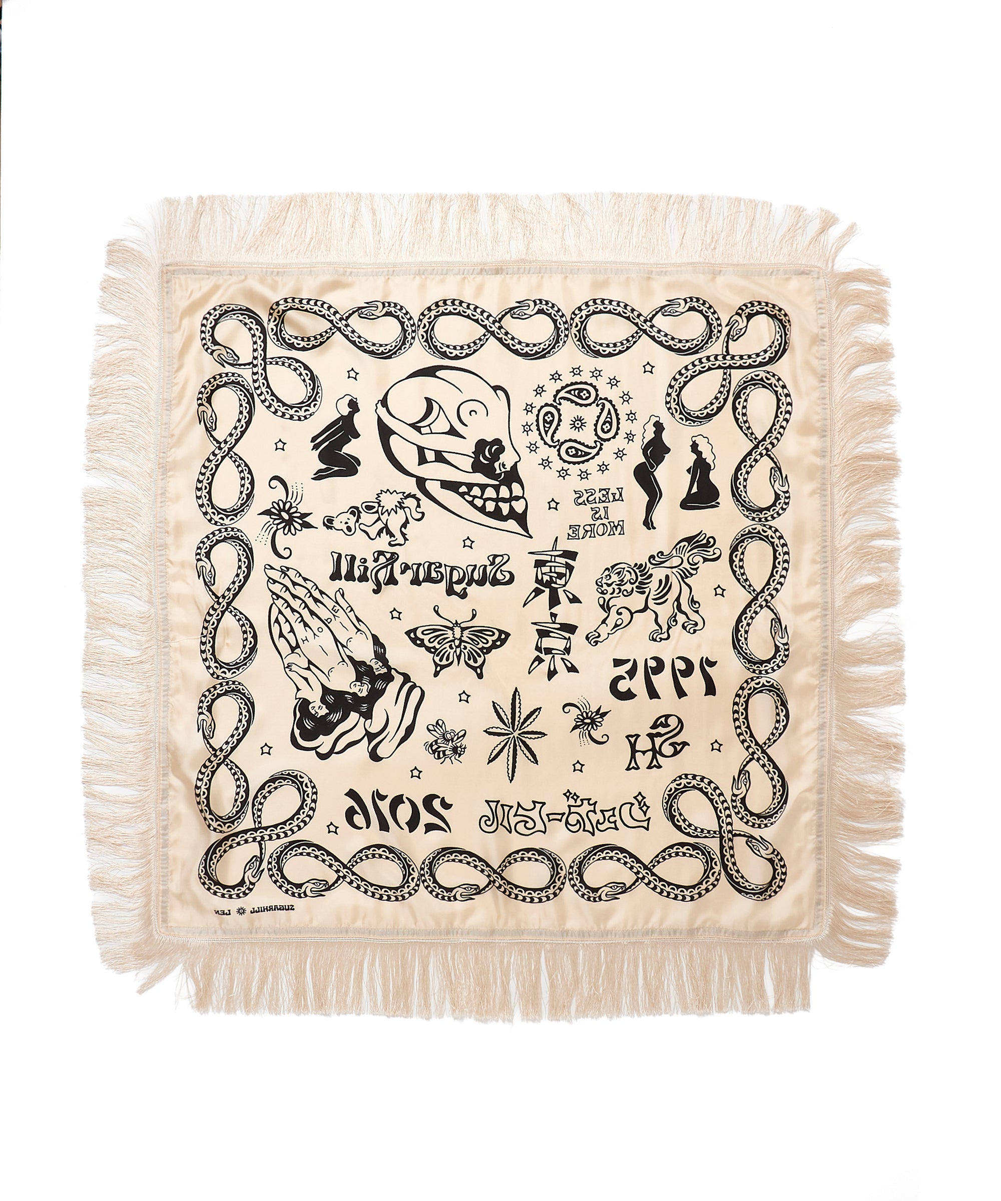 FRINGE SLIK SCARF – SUGARHILL TOKYO