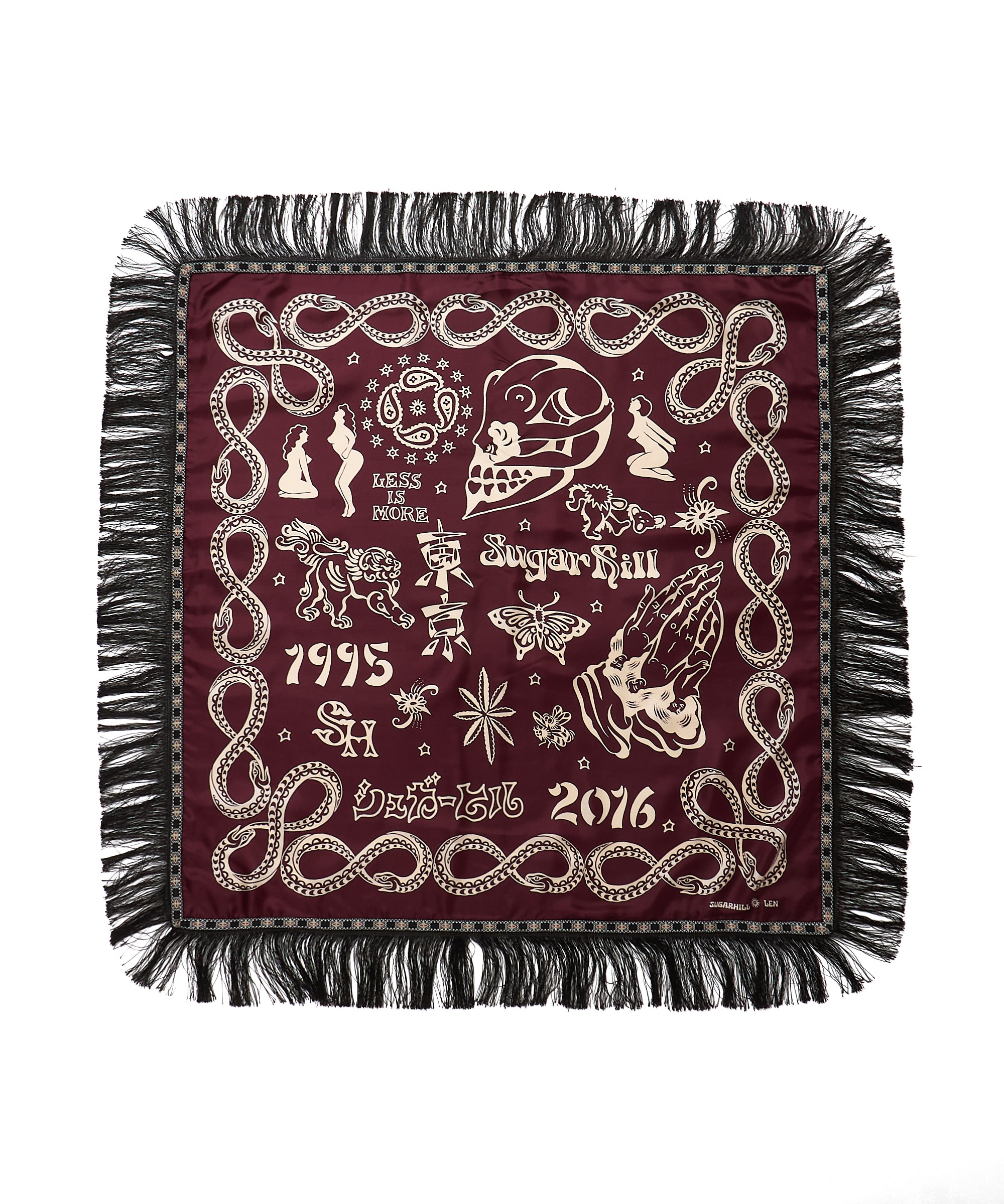 FRINGE SLIK SCARF – SUGARHILL TOKYO