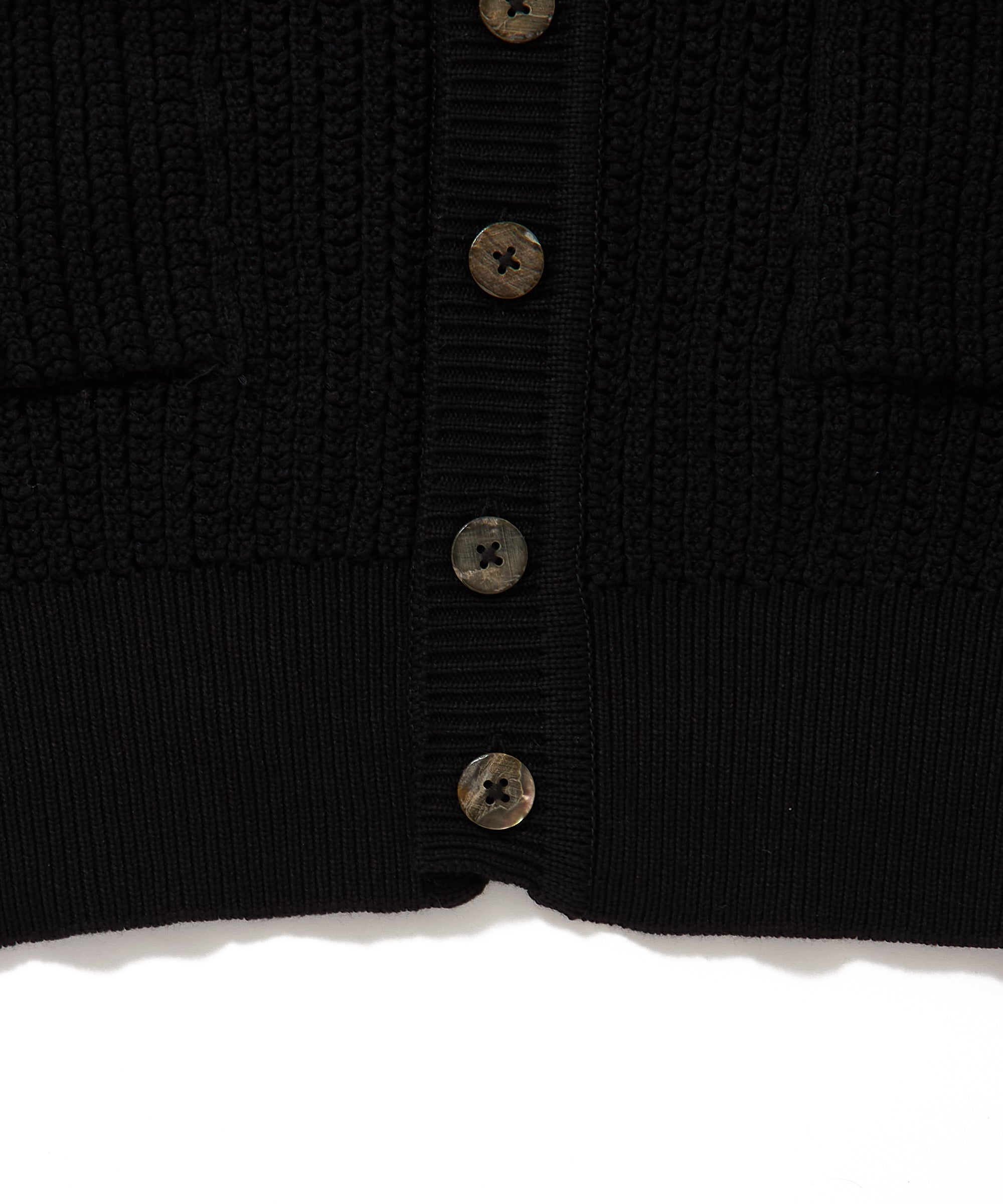 OPEN-WORK BUTTON KNIT – SUGARHILL TOKYO